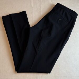 Theory Women's Black Flat Front Dress Pants Size 6
